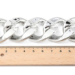 Унисекс толстые ccb пластиковые кубинские цепочки ожерелья&nbsp;LS-NJEW-V006-02P