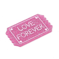 Подвески из непрозрачного акрила с принтом ко дню святого валентина&nbsp;FIND-D283-11E