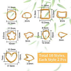 20 шт. 10 соединительных кольца из нержавеющей стали 304&nbsp;STAS-UN0045-29
