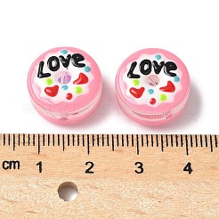 Прозрачные стеклянные эмалевые бусины&nbsp;LAMP-U004-05A-01