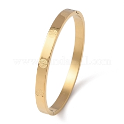 Шарнирные браслеты из нержавеющей стали 304 для женщин&nbsp;BJEW-B161-11G-01