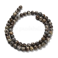 Нити бусин из натурального астроита и яшмы&nbsp;G-F814-A01-6mm