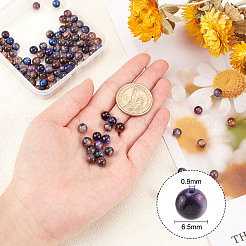 2 нити натуральных галактических бусин тигровый глаз нити&nbsp;G-OC0002-76