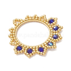 Подвески-цветы из стеклянных бусинок&nbsp;PALLOY-MZ01237-04