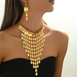 Роскошный геометрический прямоугольный овальный комплект украшений с кисточками для женской вечеринки или свадьбы&nbsp;WF2314