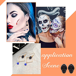 Окрашенные синтетические бирюзовые бусы нити&nbsp;G-AR0005-73A