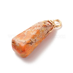 Кулоны из натуральной императорской яшмы&nbsp;PALLOY-JF01630