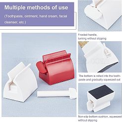 4шт 4-х стилистический пластиковый выдавливатель зубной пасты&nbsp;AJEW-FH0001-73