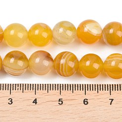 Натуральные полосатые агатовые / полосатые агатовые бусинки&nbsp;G-Z060-A01-C20