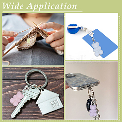 60шт. подвеска в виде медведя из акрила&nbsp;HJEW-ME00031