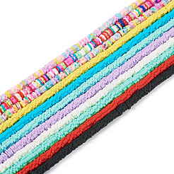 10 нитка 10 цвета бусины из полимерной глины ручной работы&nbsp;CLAY-TA0001-54