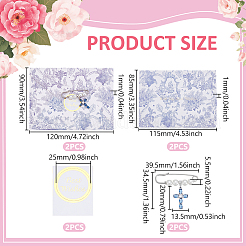 2 шт. броши из сплава в виде английской булавки&nbsp;JEWB-UN0001-08