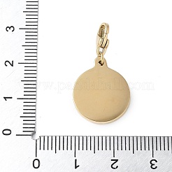 Плоские круглые стразы из нержавеющей стали 304 с подвеской в виде бабочки&nbsp;STAS-S165-25G