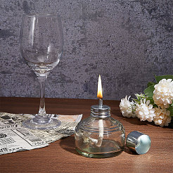 Стеклянная спиртовая горелка&nbsp;FIND-CA0008-89