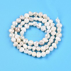 Нити из натурального культивированного пресноводного жемчуга&nbsp;LS-PEAR-N014-03C
