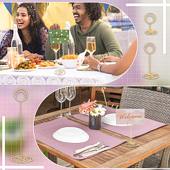 36 шт. 3-х стилистический держатель для фото из углеродистой стали&nbsp;AJEW-CL0002-16