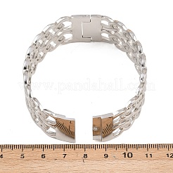 Браслеты из нержавеющей стали 304 для женщин&nbsp;BJEW-Z155-04P