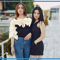 Плиссированная лента из полиэстера&nbsp;OCOR-WH0088-13A