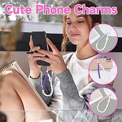 3 шт. акриловых и пластиковых мобильных ремней&nbsp;HJEW-YW00235