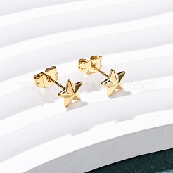 Серьги-гвоздики из нержавеющей стали 304&nbsp;EJEW-Z134-05G