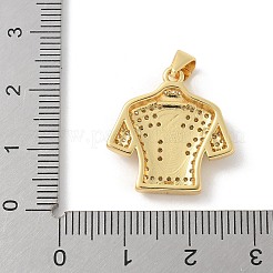 Латунные микро проложить кубического циркония подвески&nbsp;KK-P294-14G