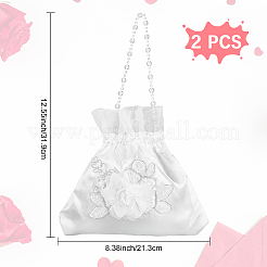 2 шт. свадебный маленький кошелек шелковые мешочки&nbsp;ABAG-CP0001-21
