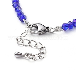 Ограненные ожерелья из бисера&nbsp;NJEW-JN02553-06