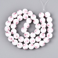 Бусы лэмпворк ручной работы&nbsp;LAMP-N028-21A