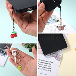 10 шт. сплав эмали мобильные ремни&nbsp;HJEW-SW00132-04