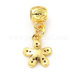 Покрытие стойки латунь микропаве прозрачные подвески из кубического циркония&nbsp;X-KK-E034-20G