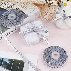 2 рулон тканевых кружевных лент в форме звезд&nbsp;STIC-GF0001-37A