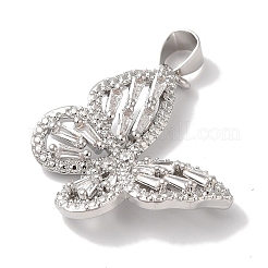 Подвески из латуни и кубического циркония&nbsp;KK-L216-014P-01