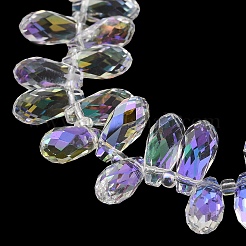 Стеклянные бусины с гальваническим покрытием &nbsp;EGLA-B006-01A-FR03