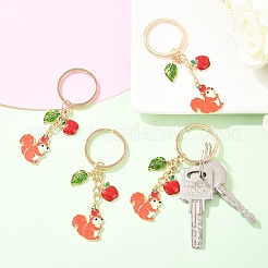 5 шт. брелки из эмалированного сплава&nbsp;KEYC-YW00246