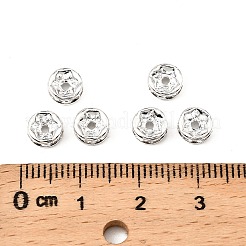 Латунные бусины разделители для поставки стразов&nbsp;X-RB-A014-Z6mm-01S-NF