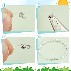 20 шт. латунные наконечники для бусин&nbsp;KK-BC0013-26