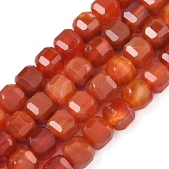Натуральный красный агат бисер нитей&nbsp;G-C267-A09