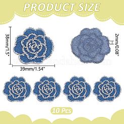 10 шт. стеклянный стразы с горячей фиксацией&nbsp;DIY-WR0004-87A