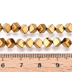 Гальванические нити из синтетических немагнитных гематитовых бусин&nbsp;G-T139-62B