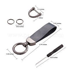 Брелок для ключей от машины из натуральной кожи&nbsp;JX273D