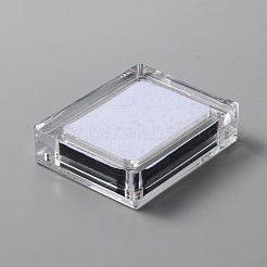 Прозрачные пластиковые подставки для ювелирных изделий&nbsp;ODIS-WH0029-37