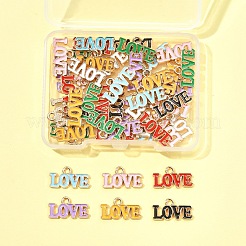 48 шт. 8-х цветные эмалевые подвески на тему Дня святого Валентина&nbsp;ENAM-FS0002-51