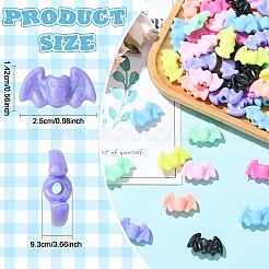 80шт 8 цвета пластиковые бусины&nbsp;KY-YW0002-27