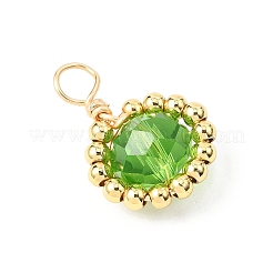 7шт стеклянные подвески&nbsp;PALLOY-JF04624