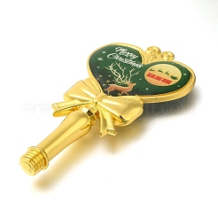 Ручки для штампа из латуни и воска с принтом рождественского оленя&nbsp;LS-AJEW-A058-02A