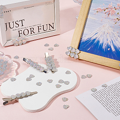 150 шт. блестящие кабошоны из друзовой смолы&nbsp;RESI-SC0006-05