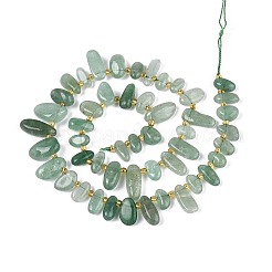 Природный зеленый бисер пряди клубники кварца&nbsp;G-Z091-A32