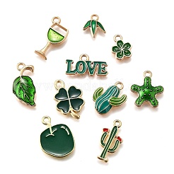 20шт 10 стиля сплава эмалевые подвески&nbsp;ENAM-FP0002-41