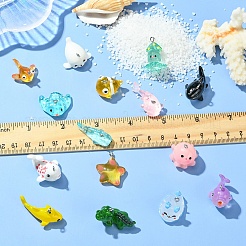 17 шт. 17 подвески из смолы в морском стиле&nbsp;RESI-YW0003-29