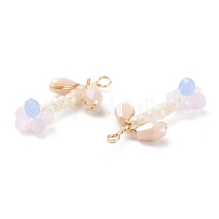 Подвески из стеклянных бусин&nbsp;GLAA-K060-02G-05